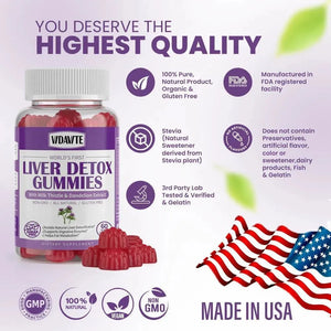 VIDAVITE - VIDAVITE Sugar-Free Liver Cleanse Detox & Repair Gummies 60 Gomitas - The Red Vitamin MX - Suplementos Alimenticios - {{ shop.shopifyCountryName }}