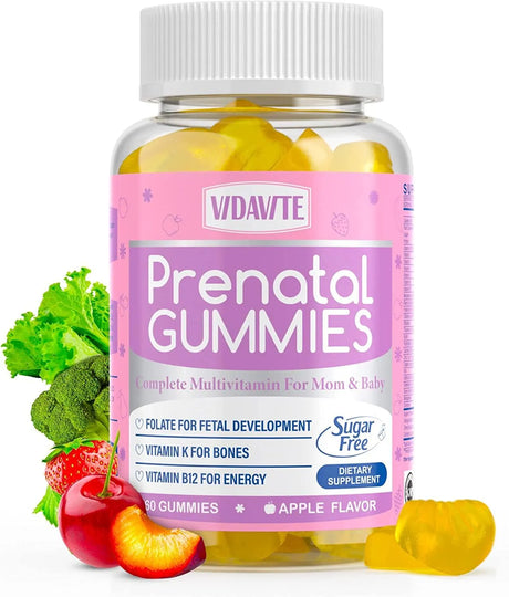 VIDAVITE - VIDAVITE Sugar-free Vegan Prenatal Gummies 1500Mg. 60 Gomitas - The Red Vitamin MX - Suplementos Alimenticios - {{ shop.shopifyCountryName }}