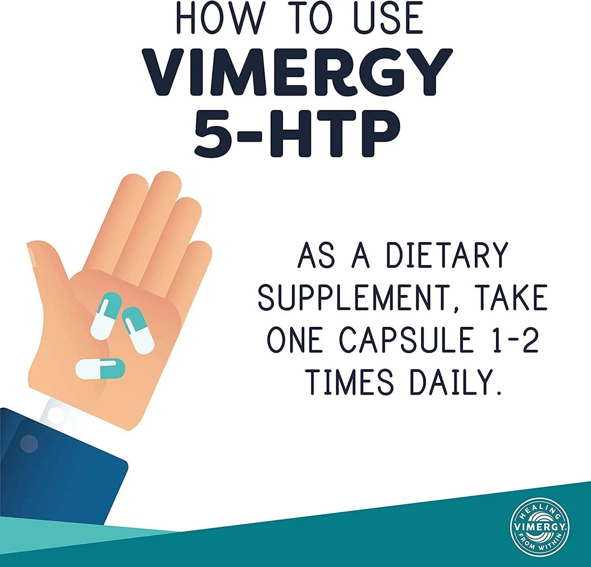 VIMERGY - Vimergy 5-HTP 60 Capsulas - The Red Vitamin MX - Suplementos Alimenticios - {{ shop.shopifyCountryName }}