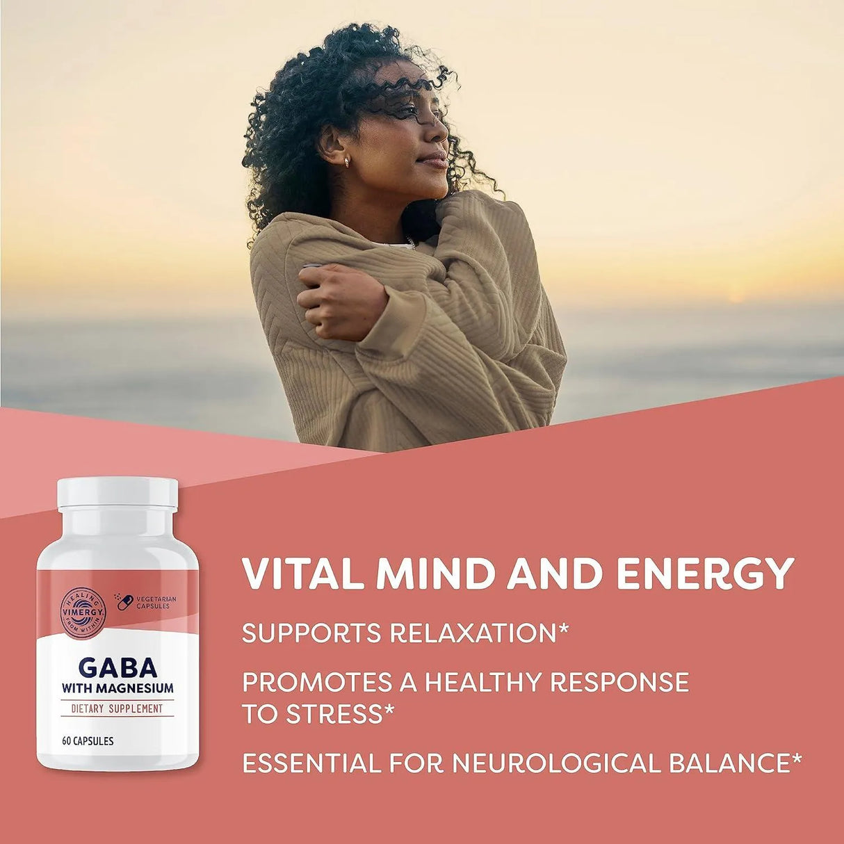 VIMERGY - Vimergy GABA with Magnesium 60 Capsulas - The Red Vitamin MX - Suplementos Alimenticios - {{ shop.shopifyCountryName }}