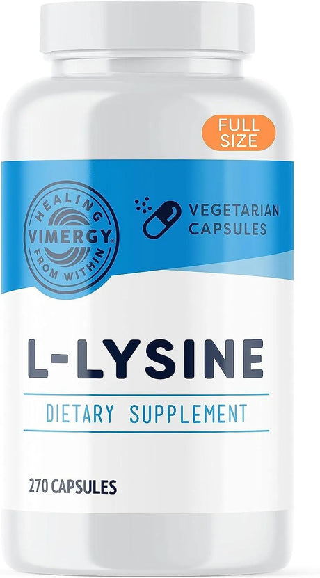 VIMERGY - Vimergy L-Lysine 500Mg. 270 Capsulas - The Red Vitamin MX - Suplementos Alimenticios - {{ shop.shopifyCountryName }}