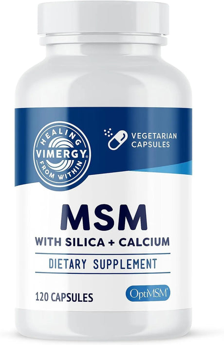 VIMERGY - Vimergy MSM with Silica + Calcium 120 Capsulas - The Red Vitamin MX - Suplementos Alimenticios - {{ shop.shopifyCountryName }}