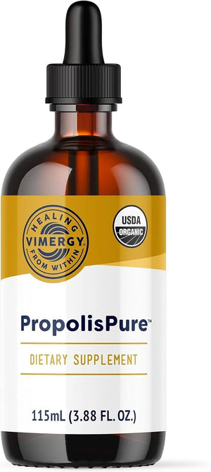 VIMERGY - Vimergy PropolisPure USDA Organic Propolis Liquid Extract 115Ml. - The Red Vitamin MX - Suplementos Alimenticios - {{ shop.shopifyCountryName }}