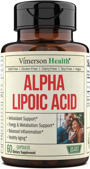 VIMERSON HEALTH - Vimerson Health Alpha Lipoic Acid 60 Capsulas - The Red Vitamin MX - Suplementos Alimenticios - {{ shop.shopifyCountryName }}