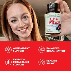 VIMERSON HEALTH - Vimerson Health Alpha Lipoic Acid 60 Capsulas - The Red Vitamin MX - Suplementos Alimenticios - {{ shop.shopifyCountryName }}