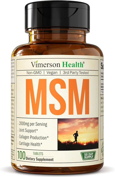 VIMERSON HEALTH - Vimerson Health MSM 2000Mg. 100 Tabletas - The Red Vitamin MX - Suplementos Alimenticios - {{ shop.shopifyCountryName }}