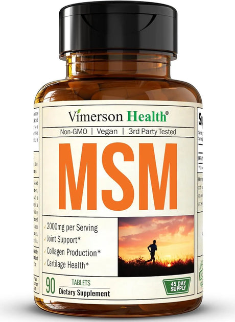 VIMERSON HEALTH - Vimerson Health MSM 2000Mg. 90 Tabletas - The Red Vitamin MX - Suplementos Alimenticios - {{ shop.shopifyCountryName }}