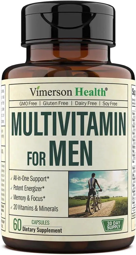 VIMERSON HEALTH - Vimerson Health Multivitamin for Men 60 Capsulas - The Red Vitamin MX - Suplementos Alimenticios - {{ shop.shopifyCountryName }}