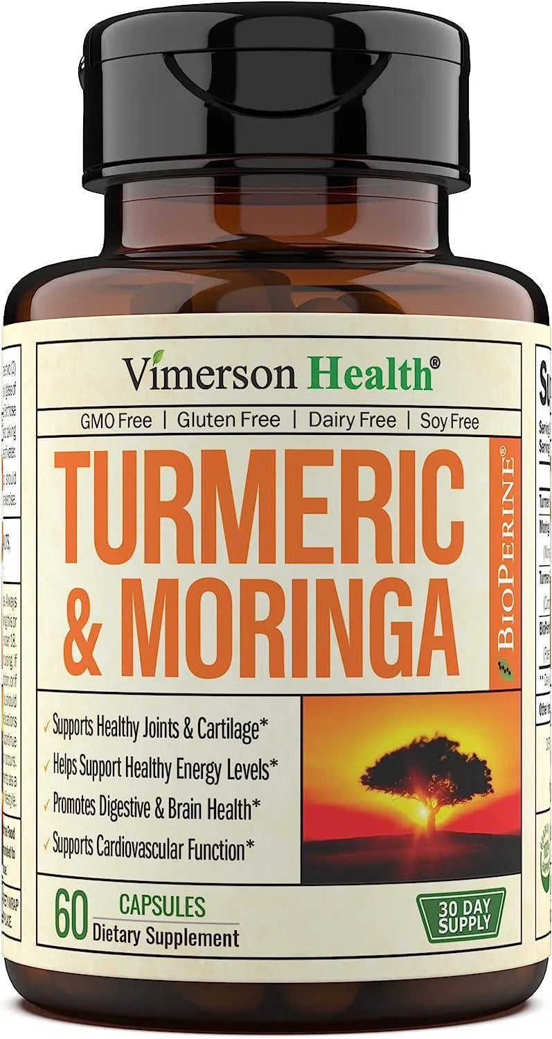 VIMERSON HEALTH - Vimerson Health Turmeric Curcumin & Moringa Leaves Extract 60 Capsulas - The Red Vitamin MX - Suplementos Alimenticios - {{ shop.shopifyCountryName }}