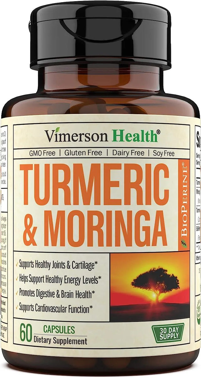 VIMERSON HEALTH - Vimerson Health Turmeric Curcumin & Moringa Leaves Extract 60 Capsulas - The Red Vitamin MX - Suplementos Alimenticios - {{ shop.shopifyCountryName }}