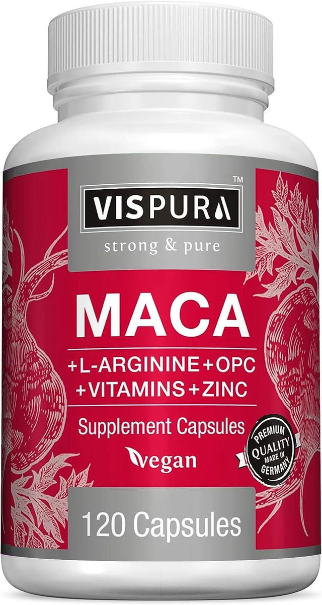 VISPURA - VISPURA Maca Root Capsules 5000Mg. 120 Capsulas - The Red Vitamin MX - Suplementos Alimenticios - {{ shop.shopifyCountryName }}