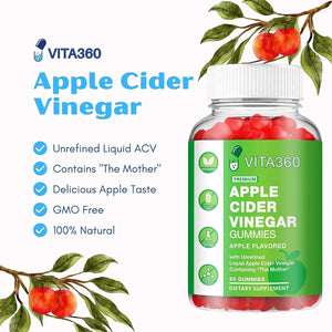 VITA360 - VITA360 Apple Cider Vinegar 60 Gomitas - The Red Vitamin MX - Suplementos Alimenticios - {{ shop.shopifyCountryName }}