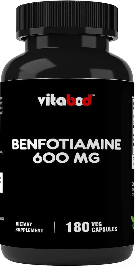 VITABOD - Vitabod Benfotiamine 600Mg. 180 Capsulas - The Red Vitamin MX - Suplementos Alimenticios - {{ shop.shopifyCountryName }}