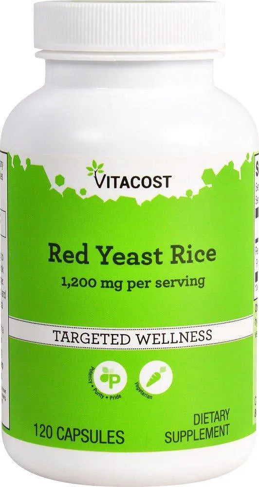 VITACOST - Vitacost Red Yeast Rice 1200Mg. 120 Capsulas - The Red Vitamin MX - Suplementos Alimenticios - {{ shop.shopifyCountryName }}