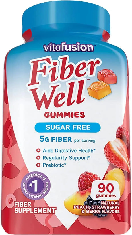 VITAFUSION - Vitafusion Fiber Well Sugar Free Fiber 90 Gomitas - The Red Vitamin MX - Suplementos Alimenticios - {{ shop.shopifyCountryName }}