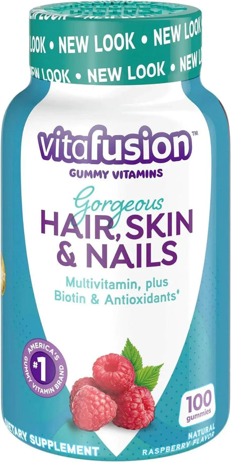 VITAFUSION - Vitafusion Gorgeous Hair, Skin Nails Multivitamin Gummy 100 Gomitas - The Red Vitamin MX - Suplementos Alimenticios - {{ shop.shopifyCountryName }}