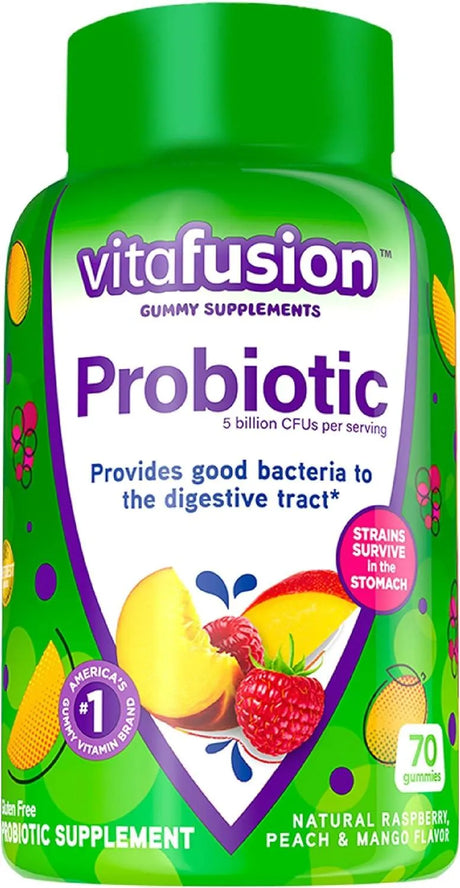 VITAFUSION - Vitafusion Probiotic Gummy 70 Gomitas - The Red Vitamin MX - Suplementos Alimenticios - {{ shop.shopifyCountryName }}