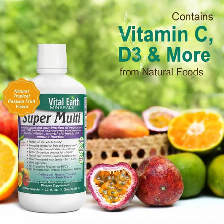 VITAL EARTH - Vital Earth Minerals Super Multi Liquid 946Ml. - The Red Vitamin MX - Suplementos Alimenticios - {{ shop.shopifyCountryName }}