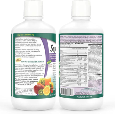 VITAL EARTH - Vital Earth Minerals Super Multi Liquid 946Ml. - The Red Vitamin MX - Suplementos Alimenticios - {{ shop.shopifyCountryName }}