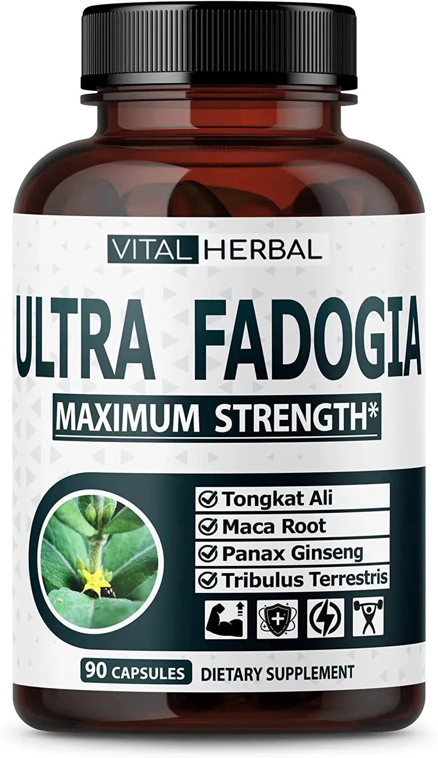 VITAL HERBAL - Vital Herbal Ultra Fadogia Agrestis 10:1 Extract Tongkat Ali 9570Mg. 90 Capsulas - The Red Vitamin MX - Suplementos Alimenticios - {{ shop.shopifyCountryName }}