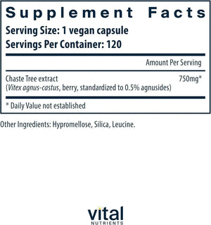 VITAL NUTRIENTS - Vital Nutrients Baya Casto Berry 120 Capsulas - The Red Vitamin MX - Suplementos Alimenticios - {{ shop.shopifyCountryName }}