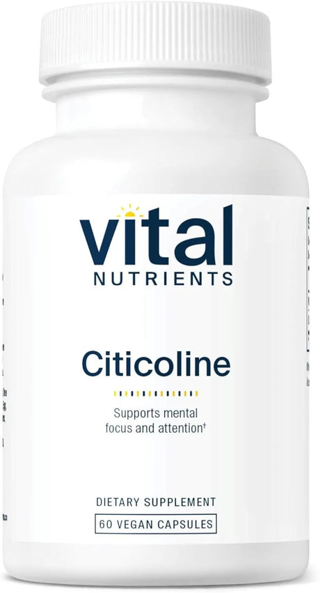 VITAL NUTRIENTS - Vital Nutrients Citicoline 250Mg. 60 Capsulas - The Red Vitamin MX - Suplementos Alimenticios - {{ shop.shopifyCountryName }}