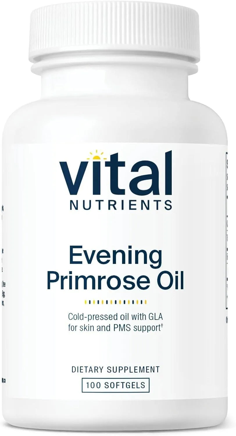 VITAL NUTRIENTS - Vital Nutrients Evening Primrose Oil 1000Mg. 100 Capsulas Blandas - The Red Vitamin MX - Suplementos Alimenticios - {{ shop.shopifyCountryName }}