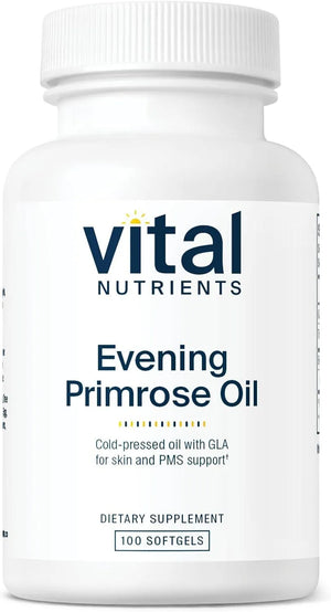 VITAL NUTRIENTS - Vital Nutrients Evening Primrose Oil 1000Mg. 100 Capsulas Blandas - The Red Vitamin MX - Suplementos Alimenticios - {{ shop.shopifyCountryName }}