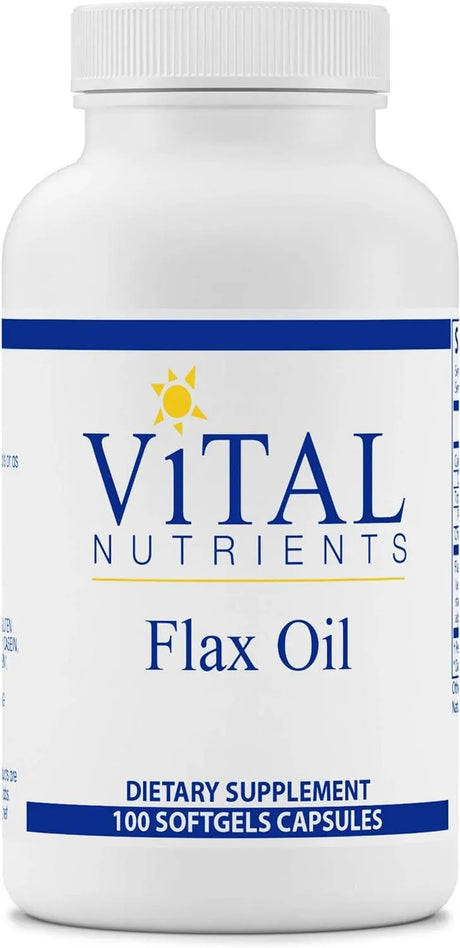 VITAL NUTRIENTS - Vital Nutrients Flax Oil 100 Capsulas Blandas - The Red Vitamin MX - Suplementos Alimenticios - {{ shop.shopifyCountryName }}