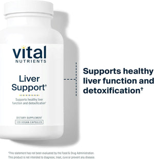 VITAL NUTRIENTS - Vital Nutrients Liver Support Milk Thistle and Curcumin 120 Capsulas - The Red Vitamin MX - Suplementos Alimenticios - {{ shop.shopifyCountryName }}