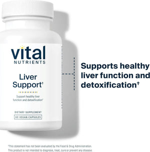 VITAL NUTRIENTS - Vital Nutrients Liver Support Milk Thistle and Curcumin 60 Capsulas - The Red Vitamin MX - Suplementos Alimenticios - {{ shop.shopifyCountryName }}