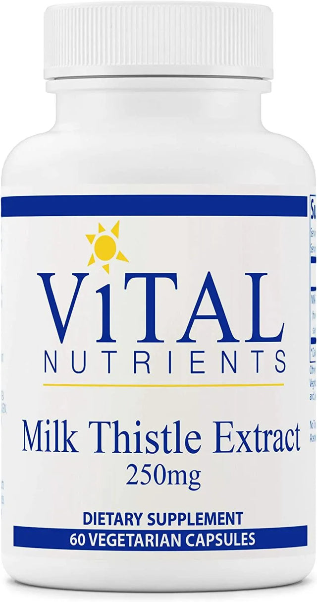 VITAL NUTRIENTS - Vital Nutrients Milk Thistle Extract 250Mg. 60 Capsulas - The Red Vitamin MX - Suplementos Alimenticios - {{ shop.shopifyCountryName }}