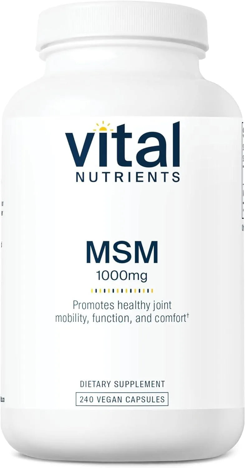 VITAL NUTRIENTS - Vital Nutrients MSM 1000Mg. 240 Capsulas - The Red Vitamin MX - Suplementos Alimenticios - {{ shop.shopifyCountryName }}