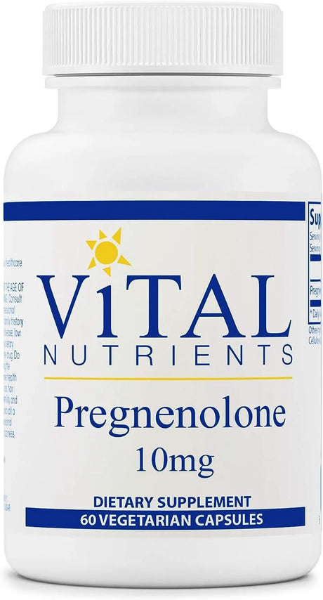 VITAL NUTRIENTS - Vital Nutrients Pregnenolone 10Mg. 60 Capsulas - The Red Vitamin MX - Suplementos Alimenticios - {{ shop.shopifyCountryName }}