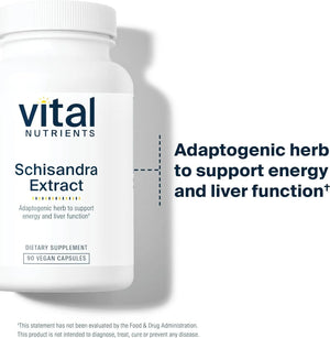 VITAL NUTRIENTS - Vital Nutrients Schisandra Extract 1000Mg. 90 Capsulas - The Red Vitamin MX - Suplementos Alimenticios - {{ shop.shopifyCountryName }}