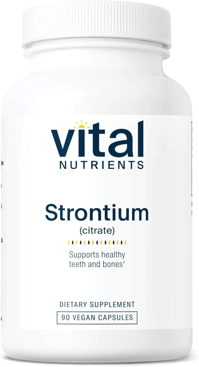 VITAL NUTRIENTS - Vital Nutrients Strontium Citrate 90 Capsulas - The Red Vitamin MX - Suplementos Alimenticios - {{ shop.shopifyCountryName }}