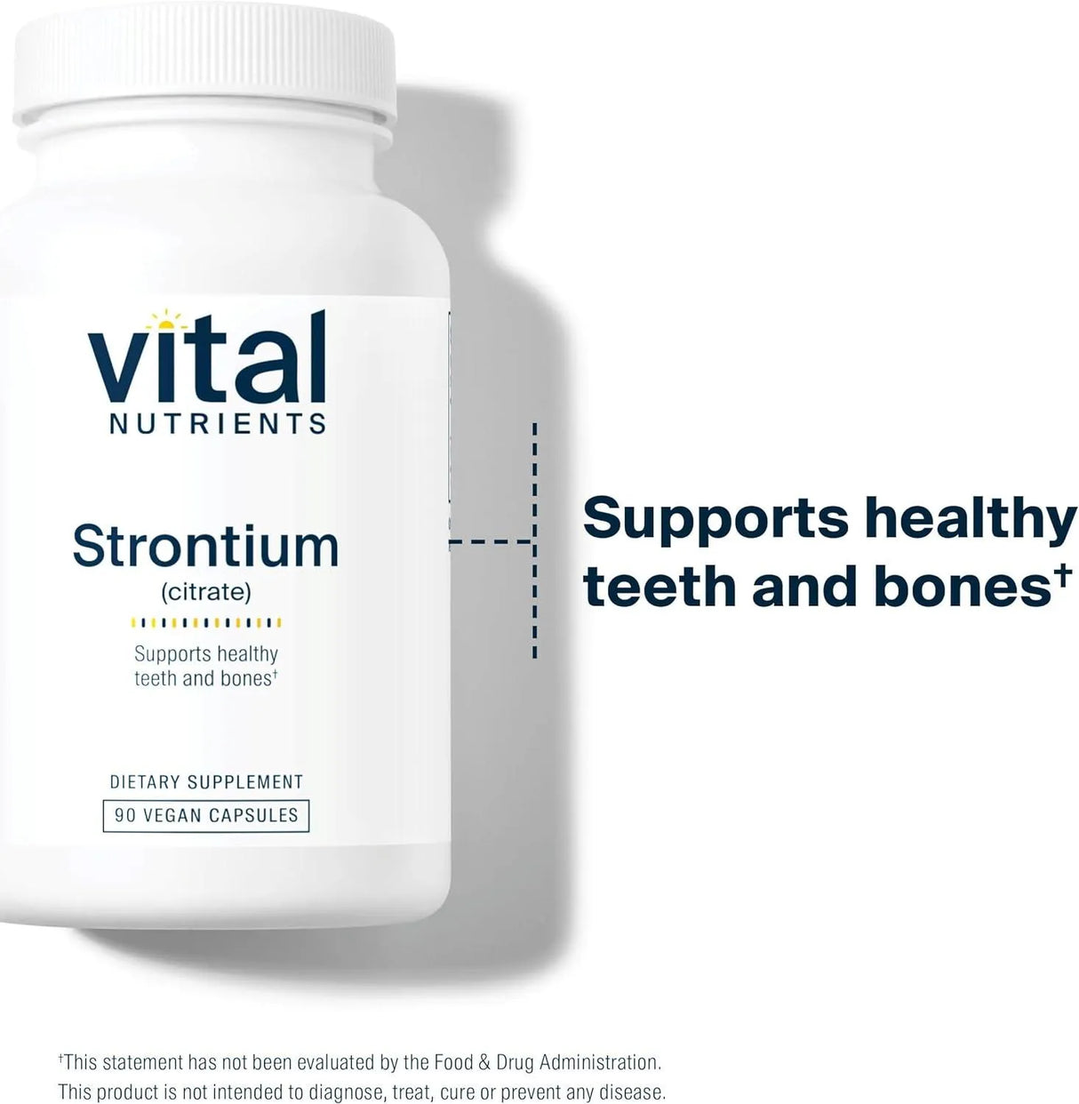 VITAL NUTRIENTS - Vital Nutrients Strontium Citrate 90 Capsulas - The Red Vitamin MX - Suplementos Alimenticios - {{ shop.shopifyCountryName }}