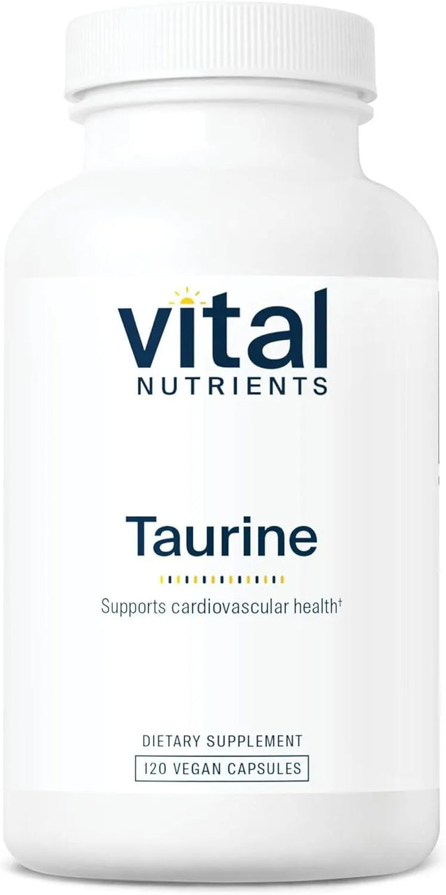 VITAL NUTRIENTS - Vital Nutrients Taurine 1000Mg. 120 Capsulas - The Red Vitamin MX - Suplementos Alimenticios - {{ shop.shopifyCountryName }}