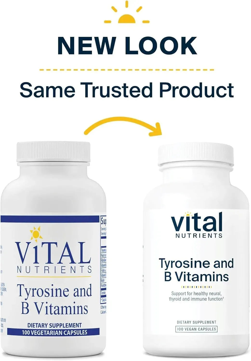 VITAL NUTRIENTS - Vital Nutrients Tyrosine and B-Vitamins 100 Capsulas - The Red Vitamin MX - Suplementos Alimenticios - {{ shop.shopifyCountryName }}