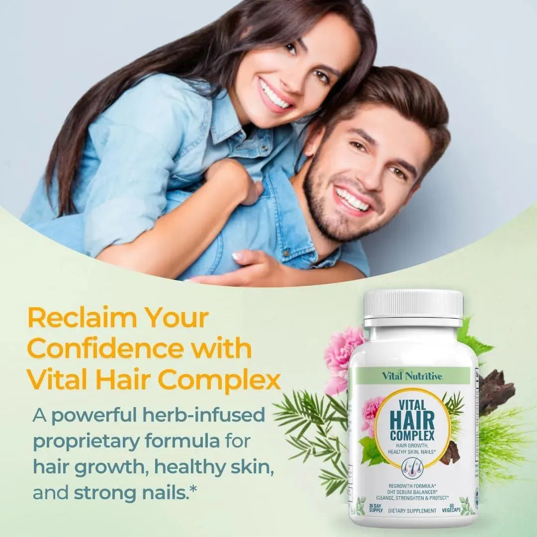 VITAL NUTRITIVE - Vital Nutritive Vital Hair Complex 60 Capsulas - The Red Vitamin MX - Suplementos Alimenticios - {{ shop.shopifyCountryName }}