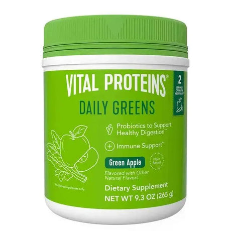 VITAL PROTEINS - Vital Proteins Daily Greens Green Apple 9.3Oz. - The Red Vitamin MX - Suplementos Alimenticios - {{ shop.shopifyCountryName }}
