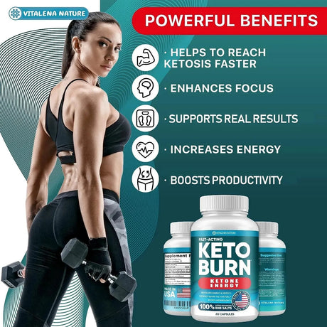 VITALENA NATURE - Vitalena Nature Keto Burn 60 Capsulas - The Red Vitamin MX - Suplementos Alimenticios - {{ shop.shopifyCountryName }}