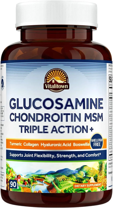 VITALITOWN - VITALITOWN Glucosamine Chondroitin MSM 90 Tabletas - The Red Vitamin MX - Suplementos Alimenticios - {{ shop.shopifyCountryName }}