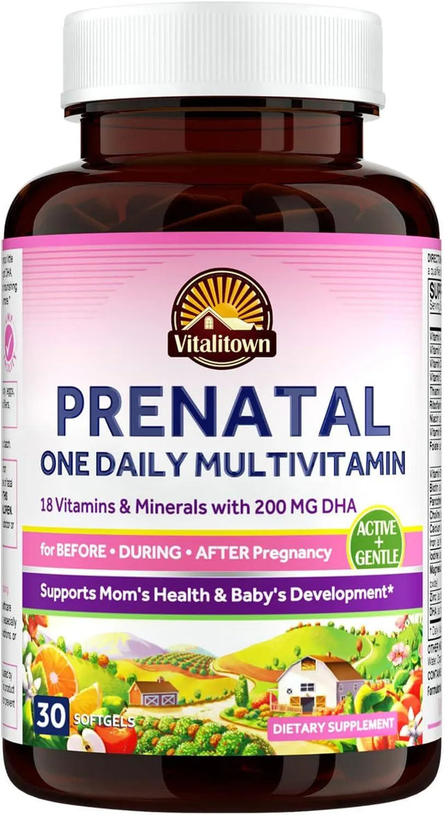 VITALITOWN - VITALITOWN Prenatal Vitamins 30 Capsulas Blandas - The Red Vitamin MX - Suplementos Alimenticios - {{ shop.shopifyCountryName }}