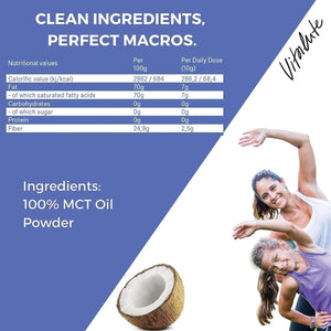 VITALUTE - Vitalute Pure MCT Oil Powder 500Gr. - The Red Vitamin MX - Suplementos Alimenticios - {{ shop.shopifyCountryName }}