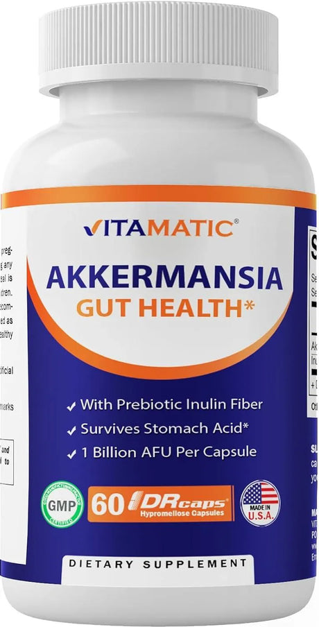 VITAMATIC - Vitamatic Akkermansia Muciniphila Gut Health 60 Capsulas - The Red Vitamin MX - Suplementos Alimenticios - {{ shop.shopifyCountryName }}