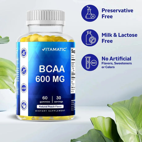 VITAMATIC - Vitamatic BCAA Gummies 600Mg. 60 Gomitas - The Red Vitamin MX - Suplementos Alimenticios - {{ shop.shopifyCountryName }}