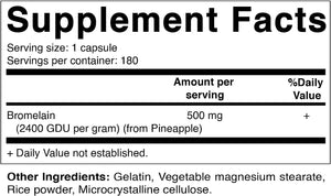 VITAMATIC - Vitamatic Bromelain Supplement 500Mg. 180 Capsulas - The Red Vitamin MX - Suplementos Alimenticios - {{ shop.shopifyCountryName }}