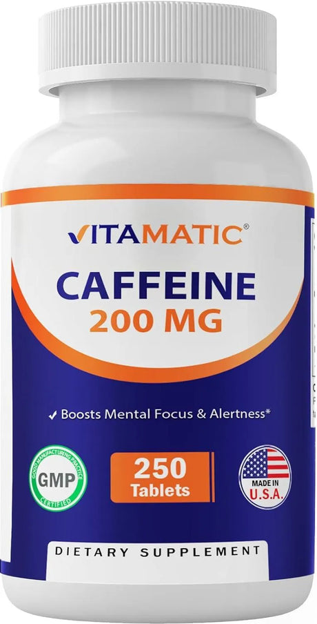 VITAMATIC - Vitamatic Caffeine Pills 200Mg. 250 Tabletas - The Red Vitamin MX - Suplementos Alimenticios - {{ shop.shopifyCountryName }}