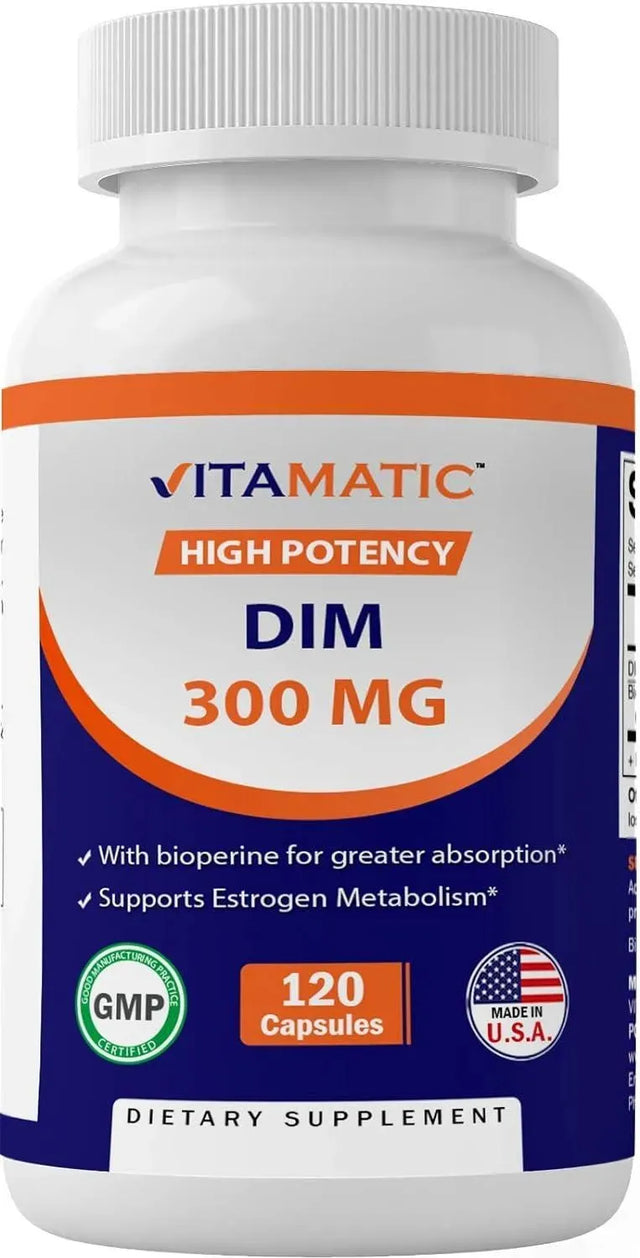 VITAMATIC - Vitamatic Dim (Diindolylmethane) with BioPerine 300Mg. 120 Capsulas - The Red Vitamin MX - Suplementos Alimenticios - {{ shop.shopifyCountryName }}